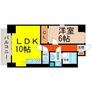 ハピネス【2階】の間取り