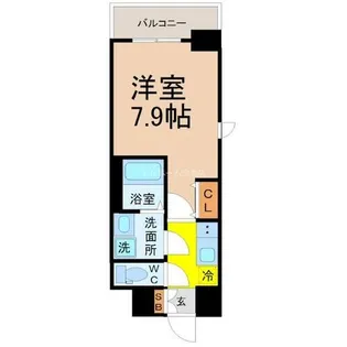 メイクス新栄(シンサカエ)【6階】の間取り