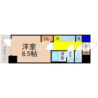 プレサンス新栄ユリシス【8階】の間取り