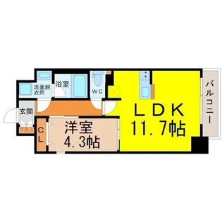 レジデンシア花の木【10階】の間取り