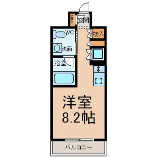 白川公園パークマンション【2階】の間取り