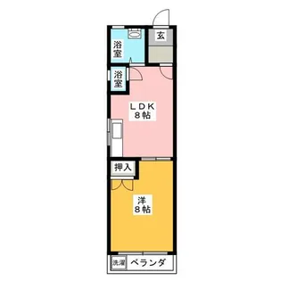 コーポ小沢【3階】の間取り