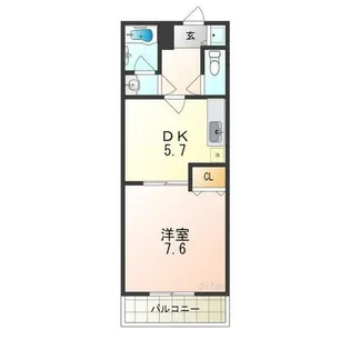 ラパス高倉台Ⅱ番館【1階】の間取り