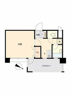 ピュアドームグラシアス大手門【3階】の間取り