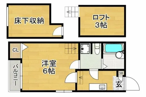 ベネフィスタウン井尻Ⅰ【2階】の間取り