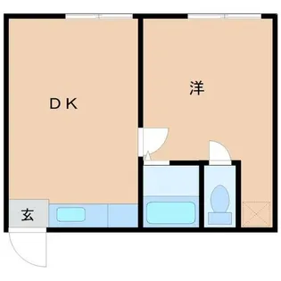 セイワマンション【1階】の間取り