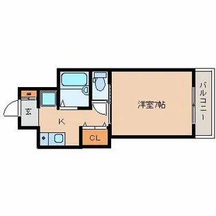 ロールス立花【3階】の間取り