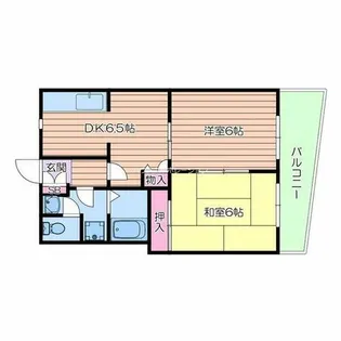 シャルル武庫之荘【1階】の間取り