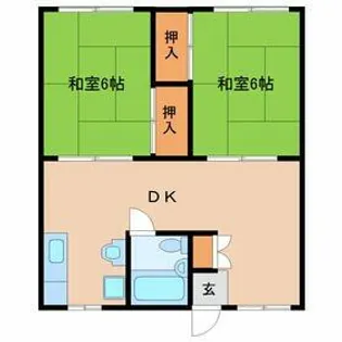 兵庫県尼崎市杭瀬南新町2丁目【マンション】の間取り