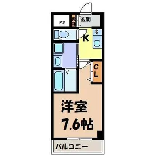 パルティール新栄【5階】の間取り