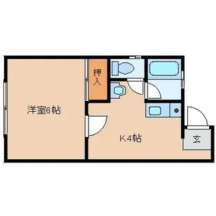 兵庫県尼崎市昭和通1丁目【マンション】の間取り