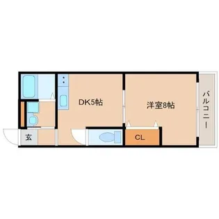 フェアリーテール出屋敷【2階】の間取り