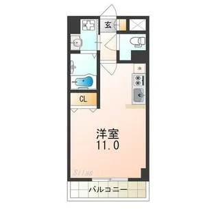 アリオーラ中百舌鳥【9階】の間取り