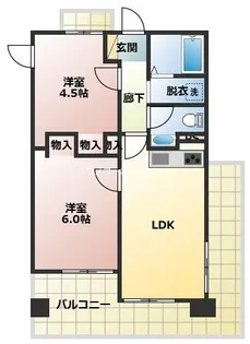 兵庫県尼崎市西昆陽2丁目【マンション】の間取り