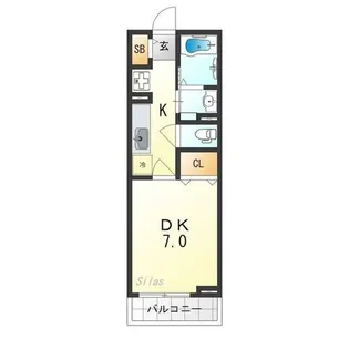 パストラルみやけ【1階】の間取り