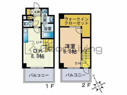 伊都久賀ビル【3階】の間取り