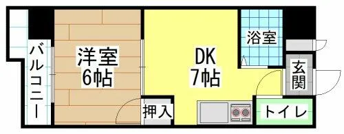 ヴィレッジ皆好園【3階】の間取り