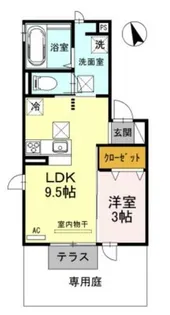白城苑【1階】の間取り