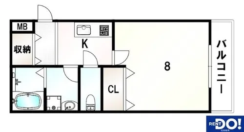 T.chloe石橋駅前【1階】の間取り