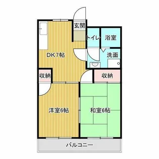 エスポワール辻畑【2階】の間取り