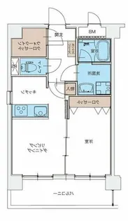 LEON篠崎【1階】の間取り