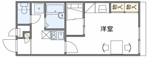 レナアバンス【104号室】の間取り
