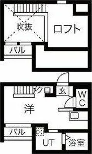 コスモハイツ安城B【2階】の間取り