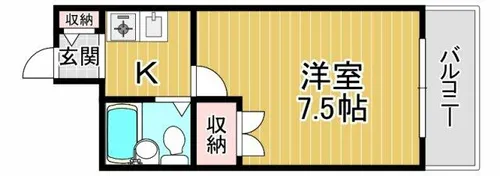 ラ・ミーアカーサウーノ【2階】の間取り