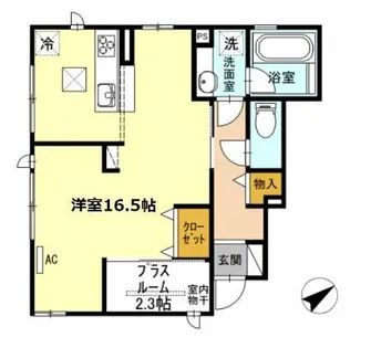 LiminesS【1階】の間取り