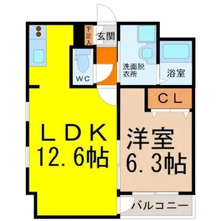 LaIslaGrande(ライスラグランデ)【1階】の間取り