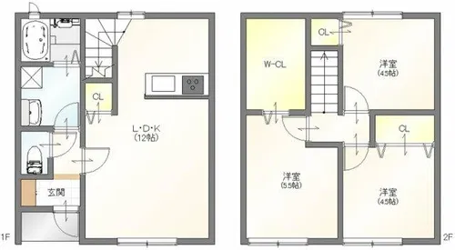 rise B棟【03号室】の間取り