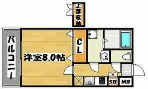 クレスティアステージア天神【1001号室】の間取り