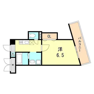 アネスト神戸西元町【8階】の間取り