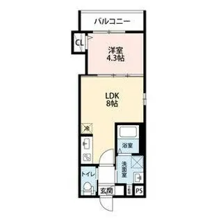 En中村公園【2階】の間取り