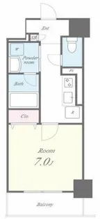 DIAMOND MOON【11階】の間取り