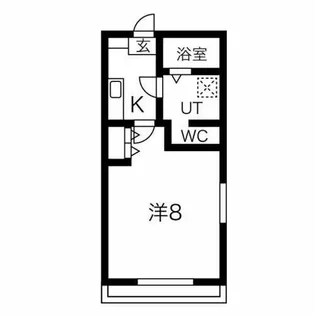 クレフラスト守山西【1階】の間取り