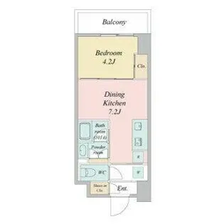 ブランシエスタ金山北【15階】の間取り