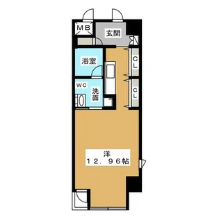 N.S.ZEAL泉【6階】の間取り