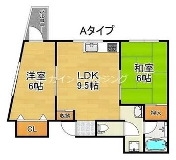 ハイアットマンション・アヴィ【7階】の間取り