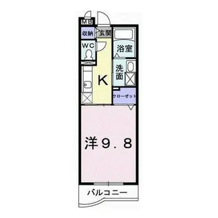 アドラブール【2階】の間取り