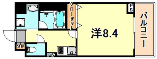 LAFFICE住吉本町【3階】の間取り