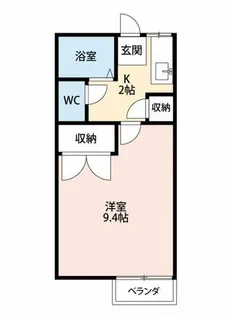 プレミールサンポー【203号室】の間取り
