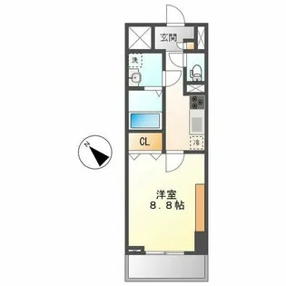 アーデルドルフ【6階】の間取り