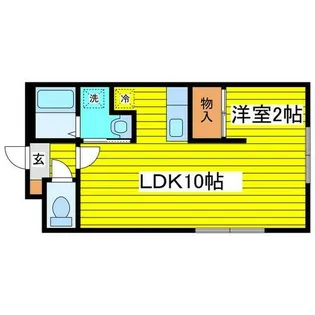 エルマーノN23【401号室】の間取り