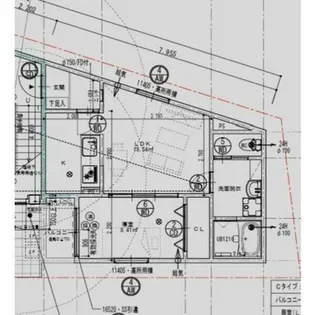 the GARDEN 金山【1階】の間取り