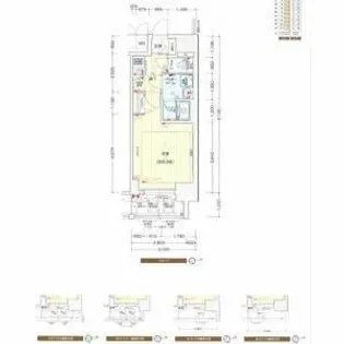 プレサンス池下トレス【6階】の間取り