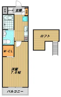 兵庫県神戸市須磨区関守町1丁目【アパート】の間取り