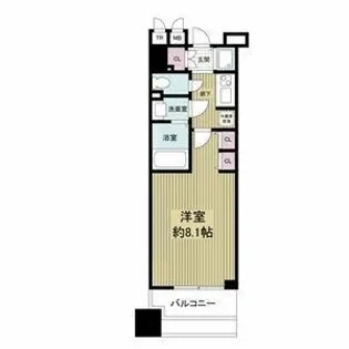 LASANTE京橋【5階】の間取り