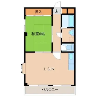 エンゼルコ宮前【3階】の間取り