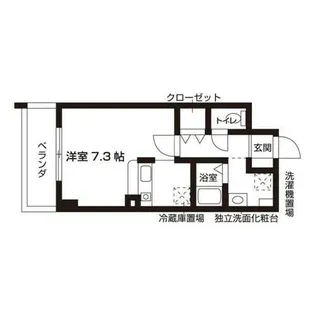 山の手ハウス【6階】の間取り